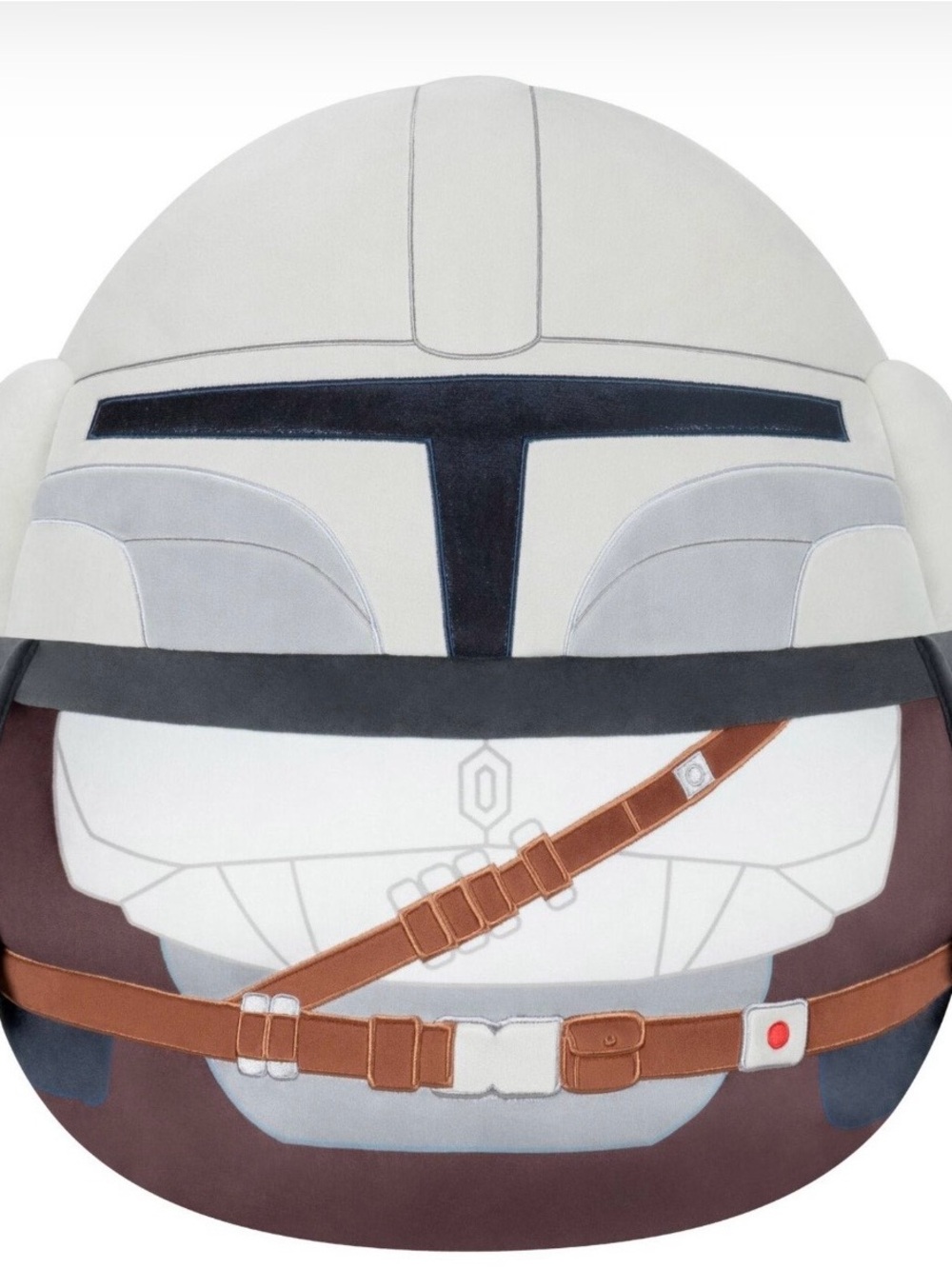 SQUISHMALLOWS 20” MANDALORIAN Star Wars Helmet Plush HTF NWT